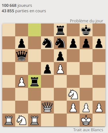 Le problème du jour - Lichess